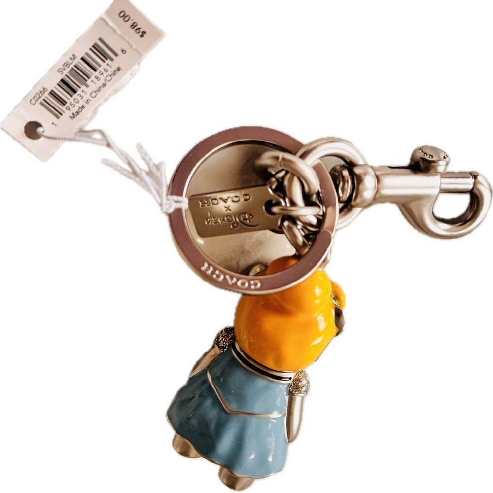 Coach Disney Bear Key Holder - Yellow and Blue - Picture 4 of 10